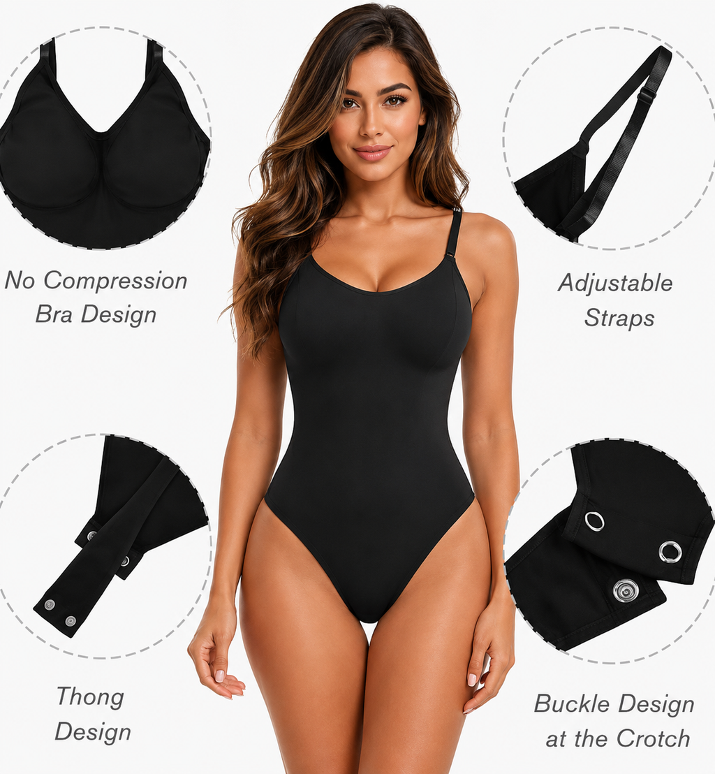 Body Reductor Mujer Negro